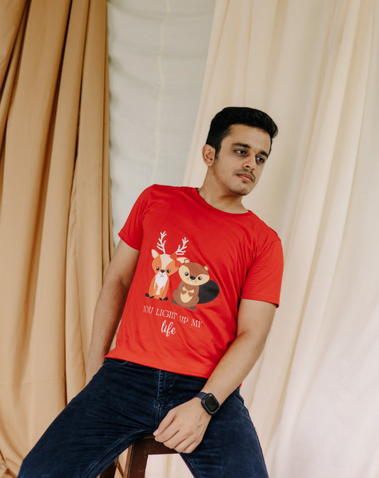 Light Up Cherry Red T-shirt