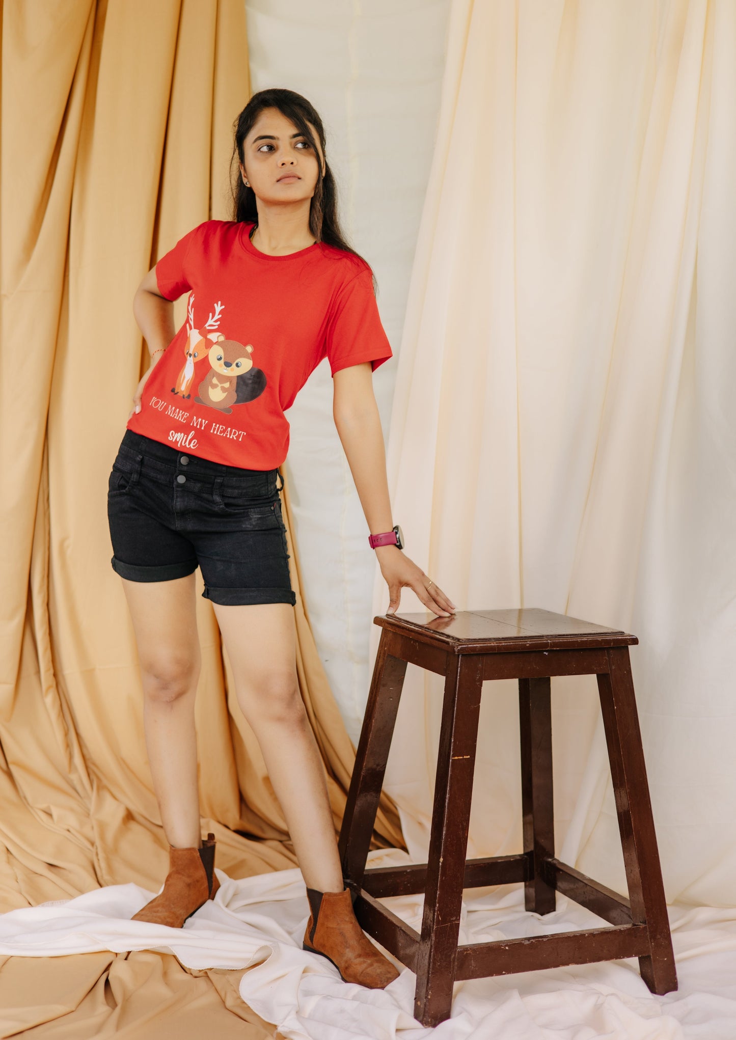 Light Up Cherry Red T-shirt
