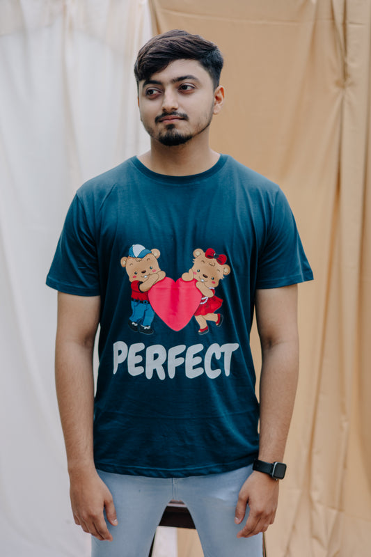 Perfect Pair Petrol Blue T-shirt