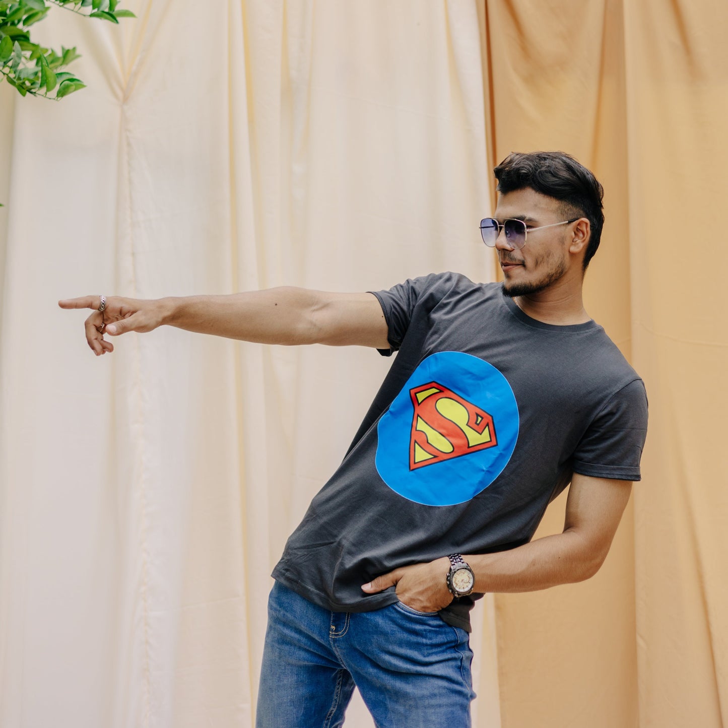 Super Power Asphalt Grey T-shirt
