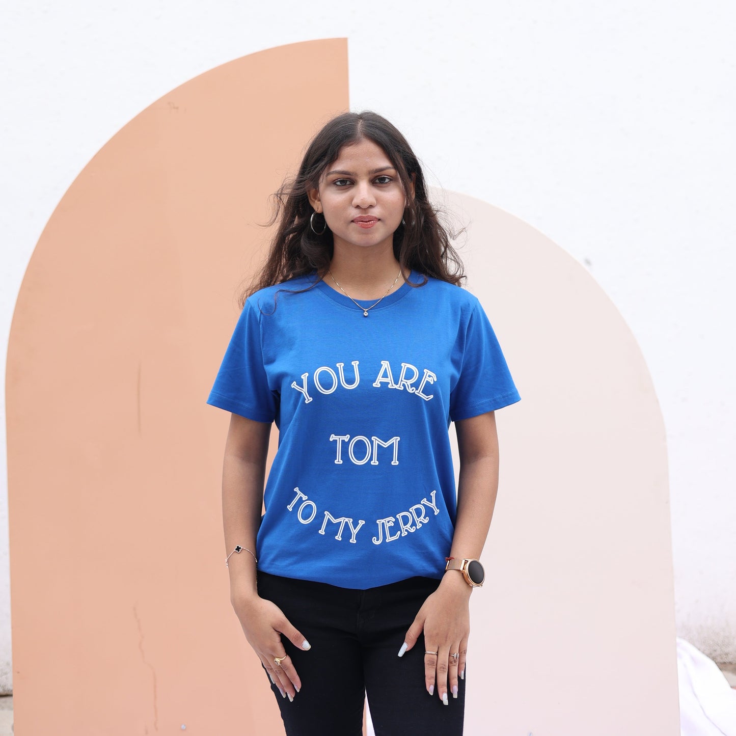 Tom and Jerry Sapphire Blue T-shirt