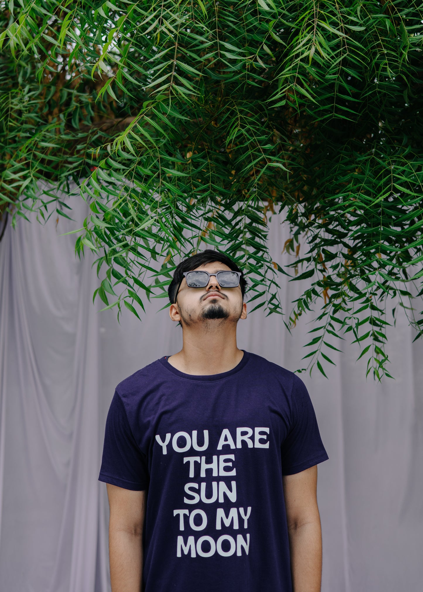 Sun Moon Berry Blue T-shirt