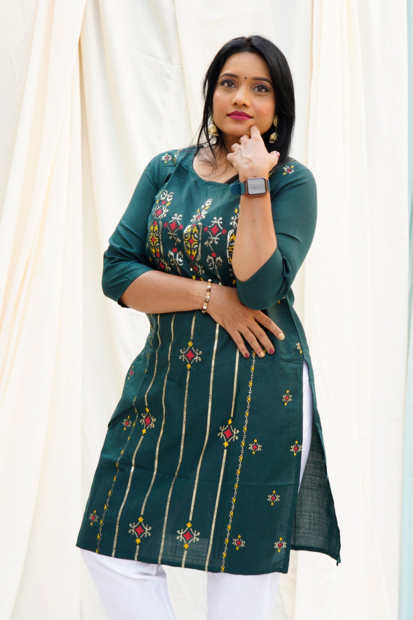 Sohni Mahiwal Green Ethnic Set