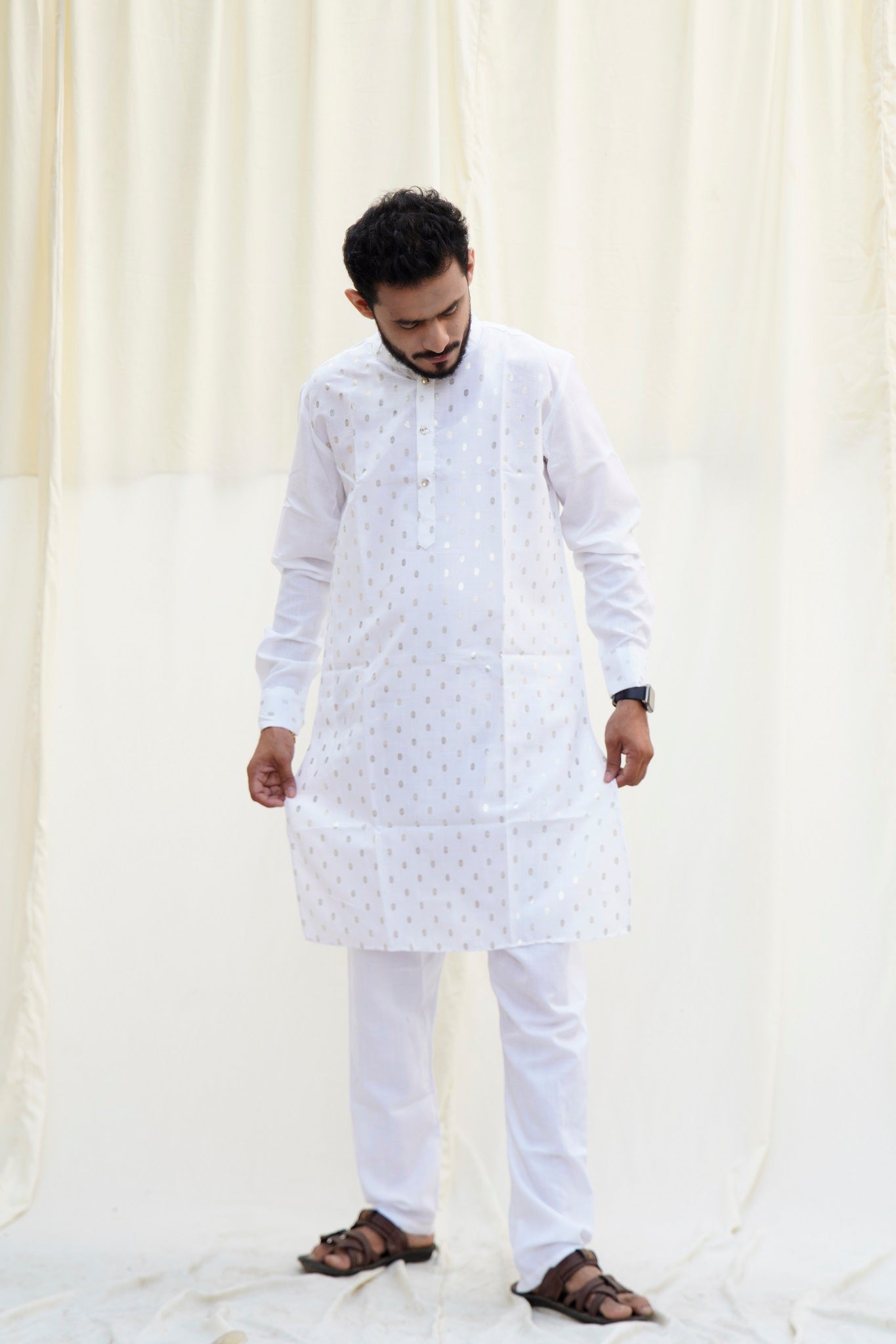 Jodha Akbar White Ethnic Set