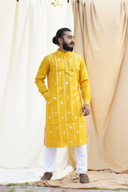 Bajirao Mastani Yellow Ethnic Set