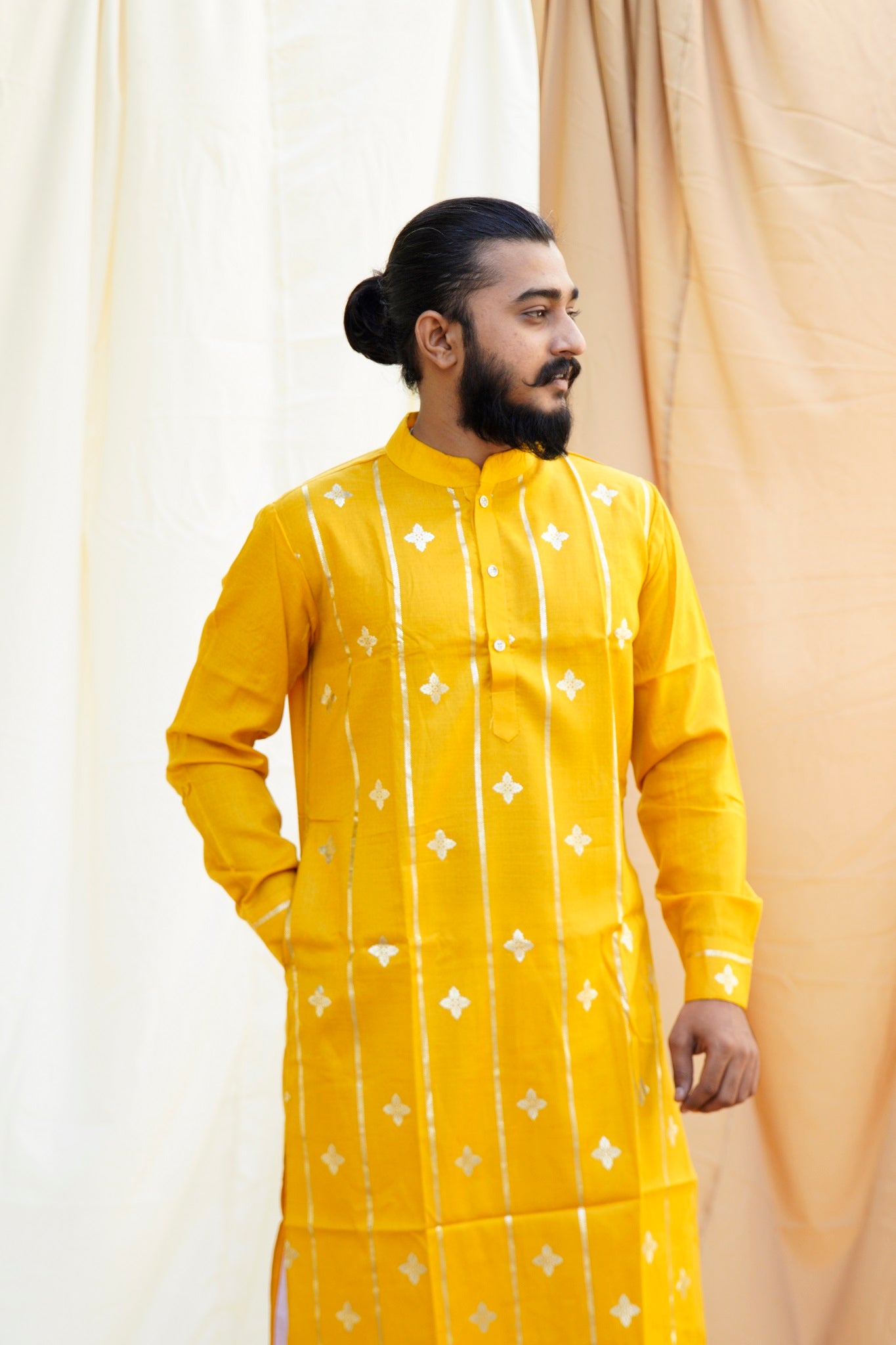 Bajirao Mastani Yellow Ethnic Set