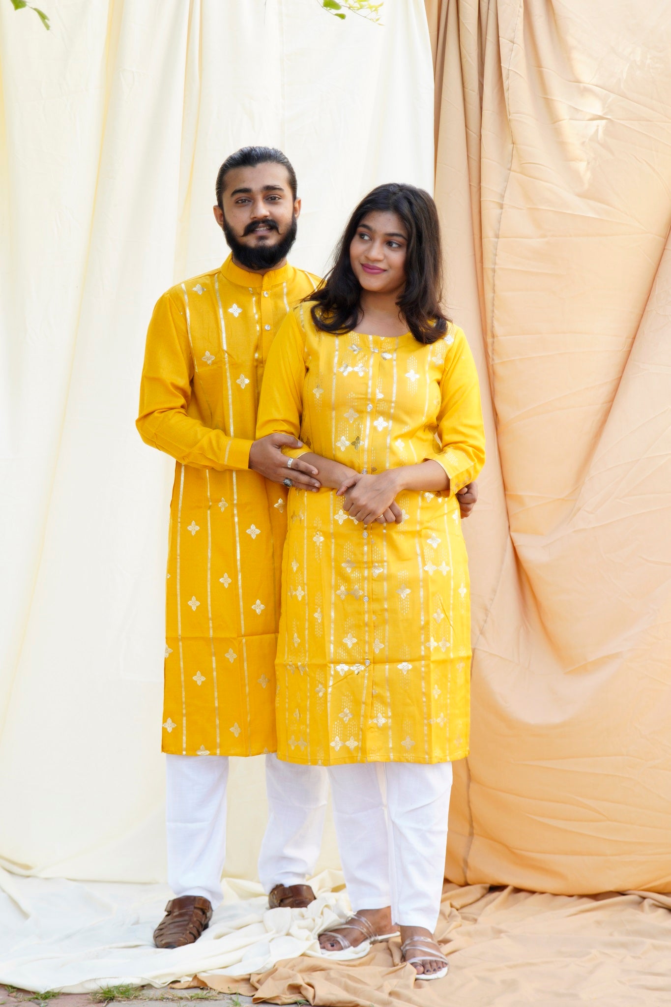 Bajirao Mastani Yellow Ethnic Set