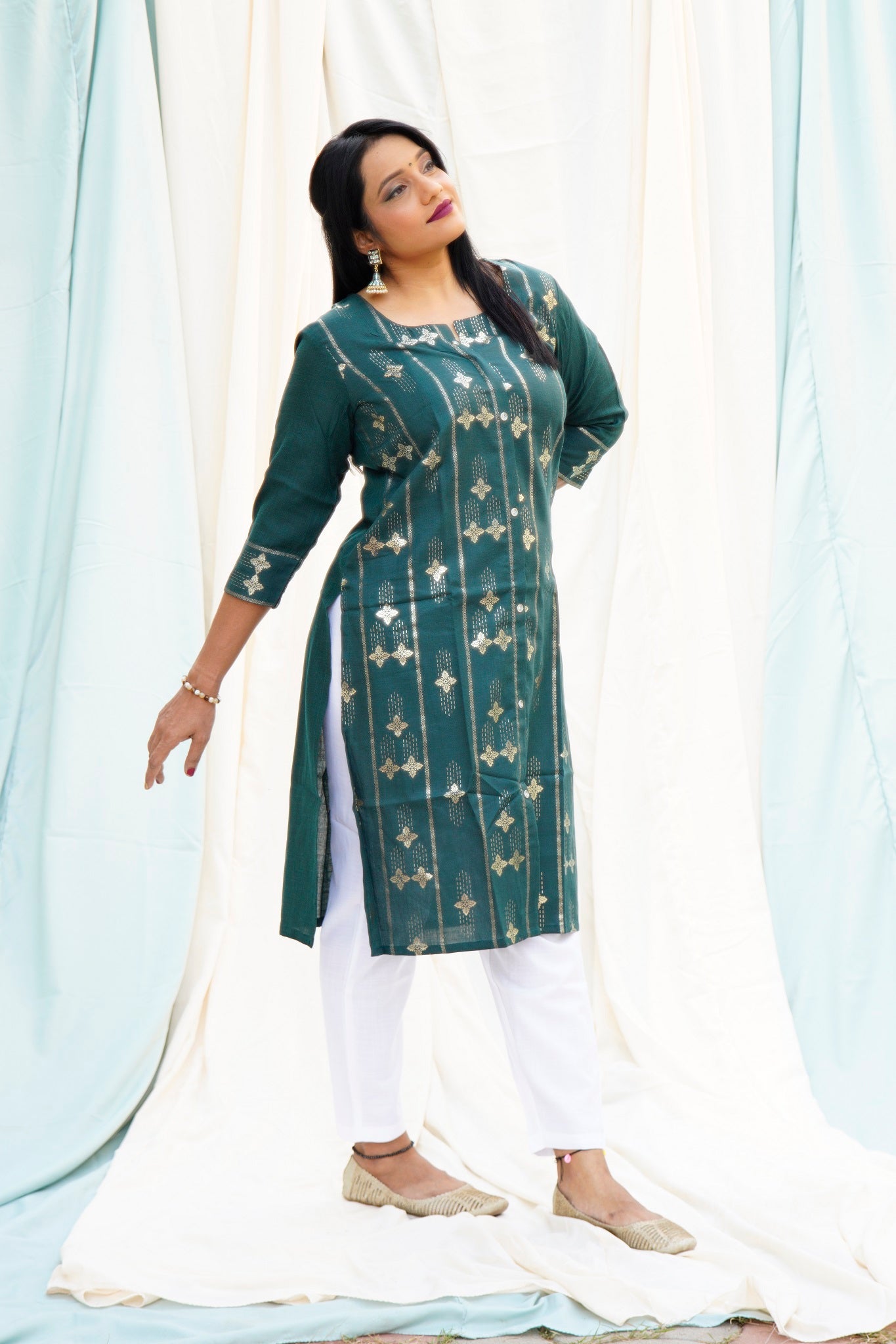 Bajirao Mastani Green Ethnic Set