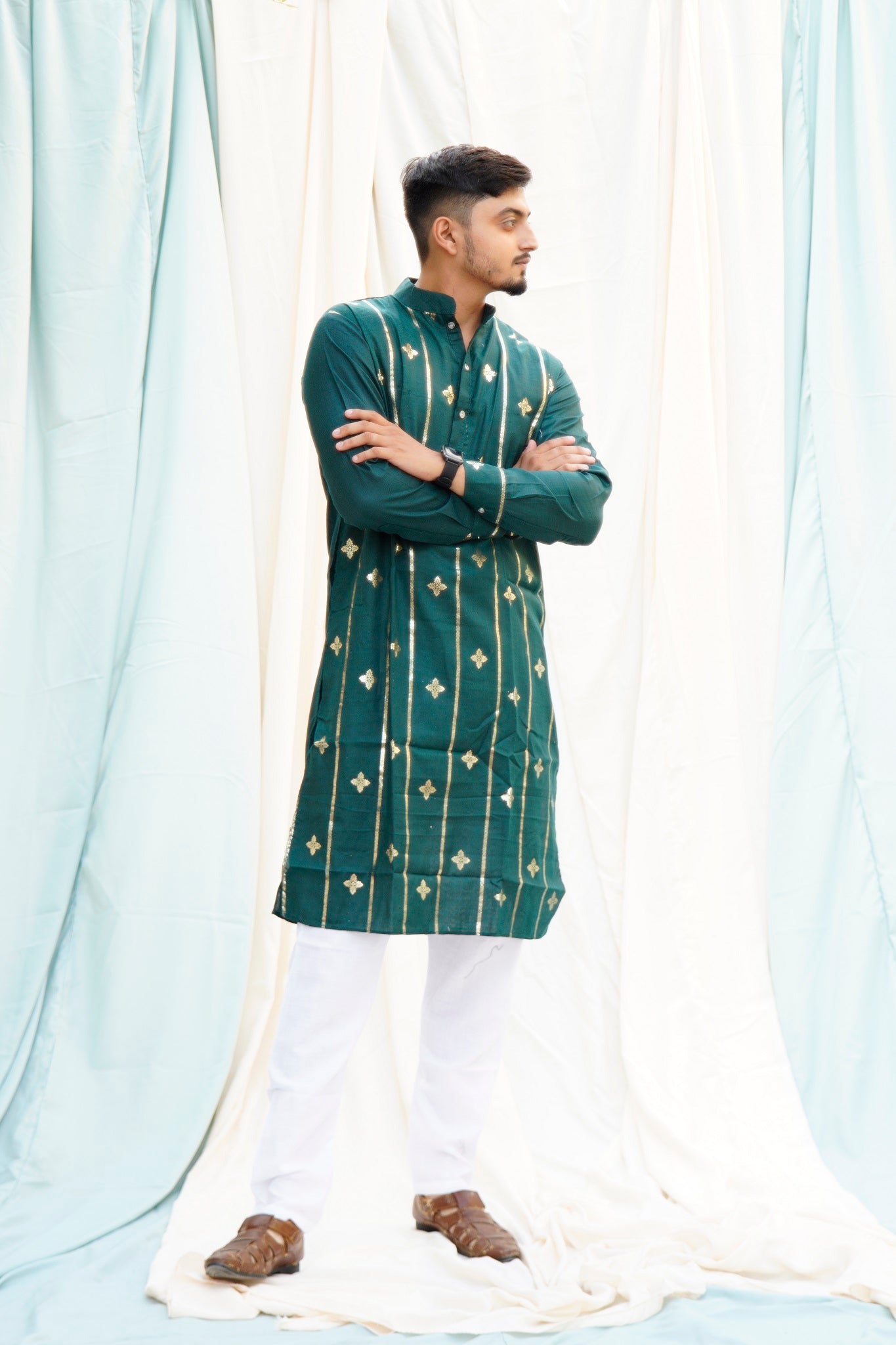 Bajirao Mastani Green Ethnic Set