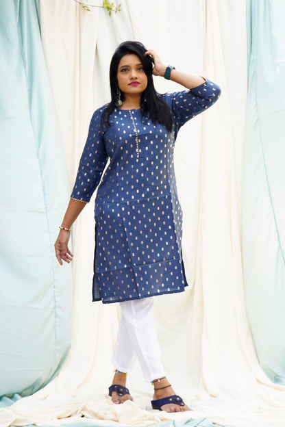 Jodha Akbar Blue Ethnic Set