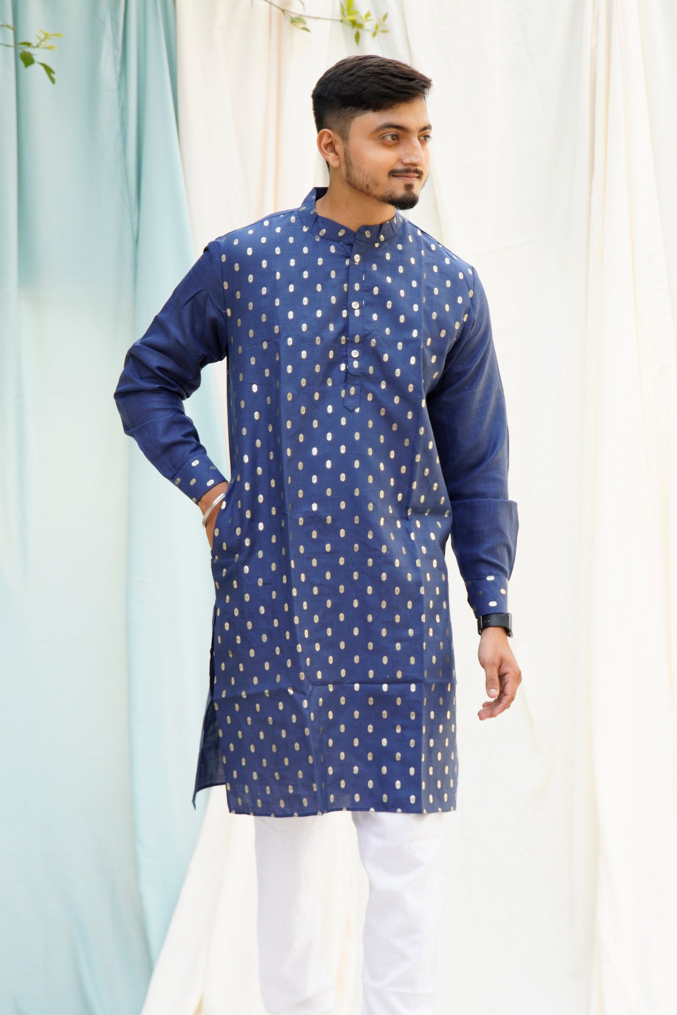 Jodha Akbar Blue Ethnic Set