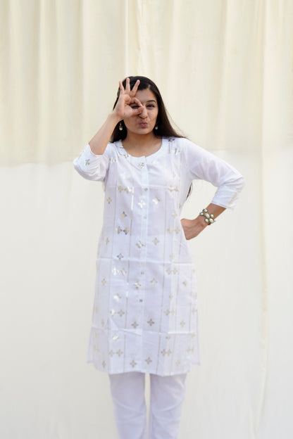 Bajirao Mastani White Ethnic Set